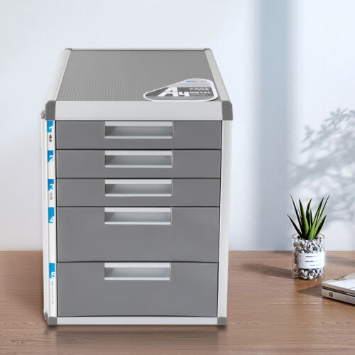 File Cabinet Lateral Storage Office Storage 5 Drawer Filing Cabinet Desktop