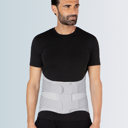 FGP STABILYSILVER SEMI-RIGID LUMBAR CORSET WITH SILVER THREAD