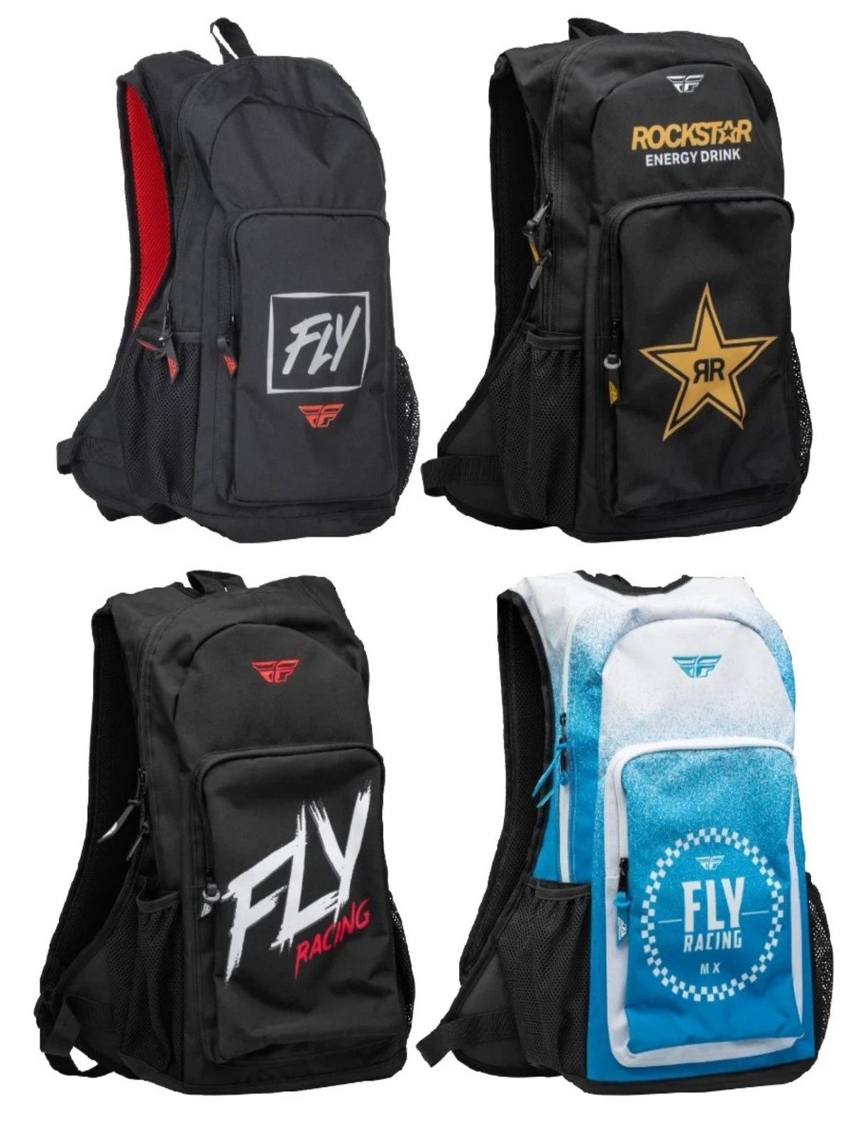 NEW FLY RACING BACKPACKS KIDS ADULT SCHOOL HIKING ADVENTURE MOTO