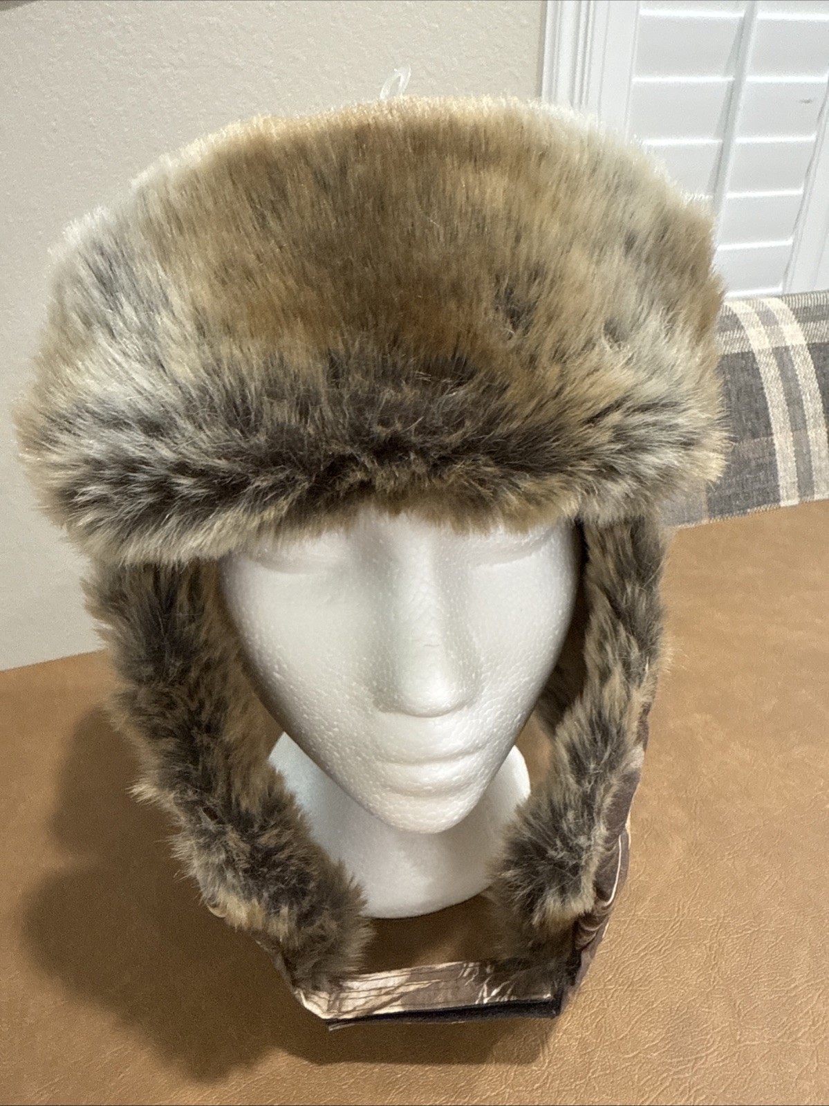 RedHead Adult Unisex Hunting Woods Camouflage Faux Fur Trapper Hat NWOT