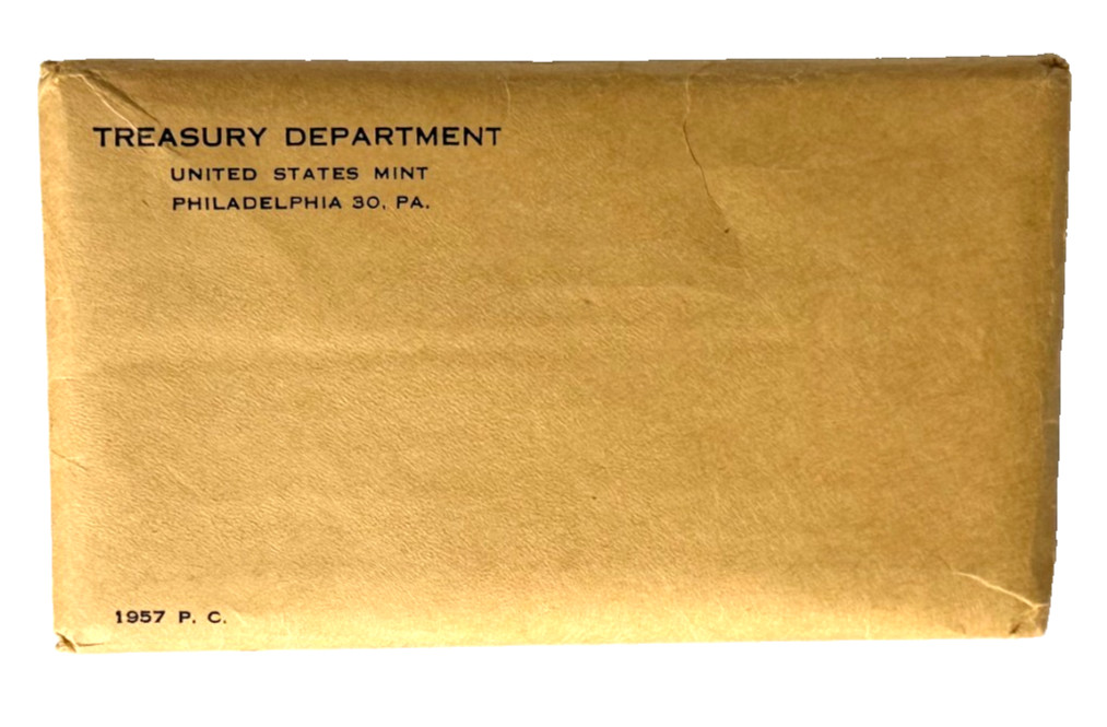 1957 Proof Set Original U.S. Mint OGP 90% Silver Coins – SEALED ENVELOPE