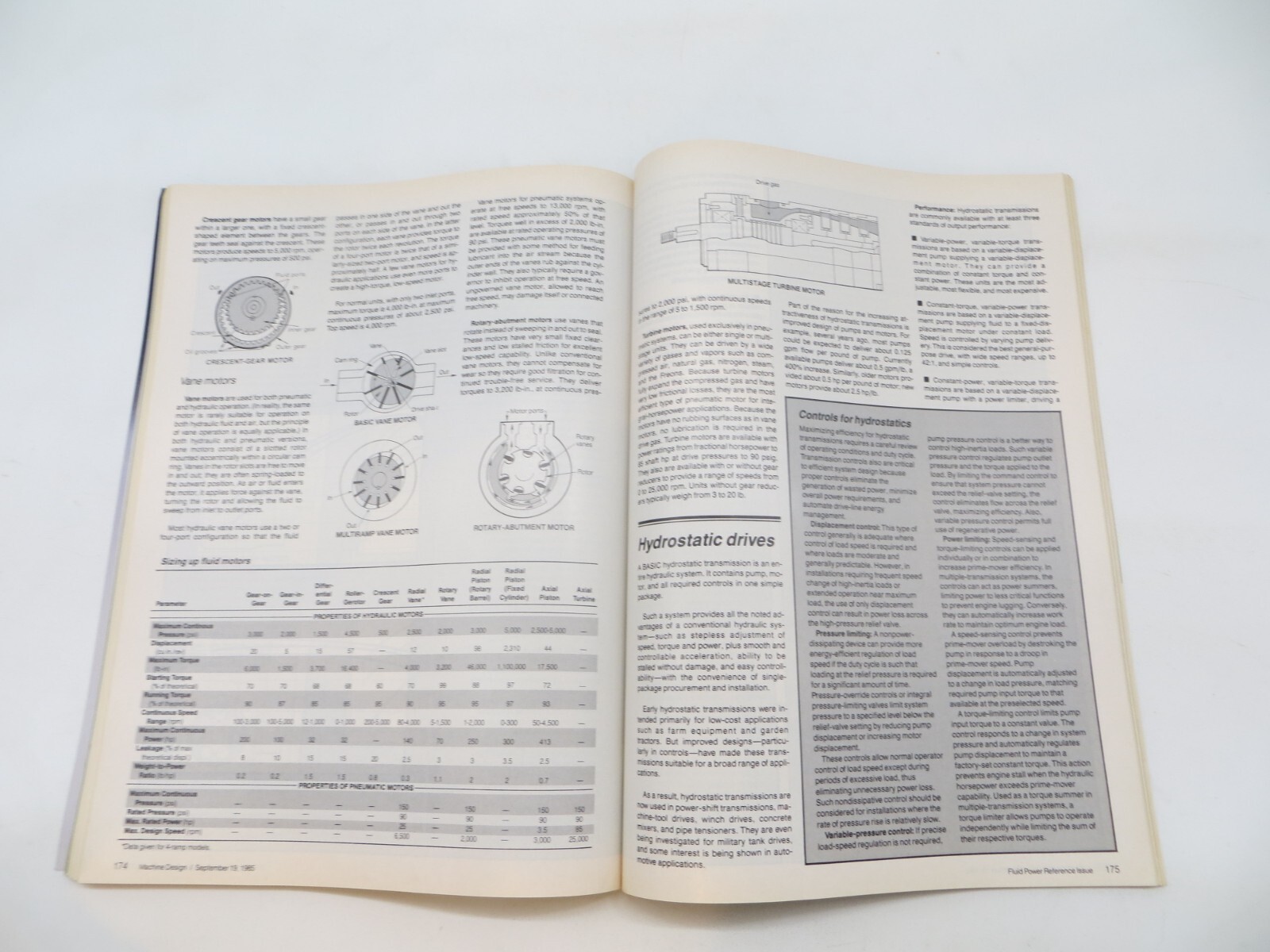 MACHINE DESIGN - A PENTON PUBLICATION September 19, 1985 -