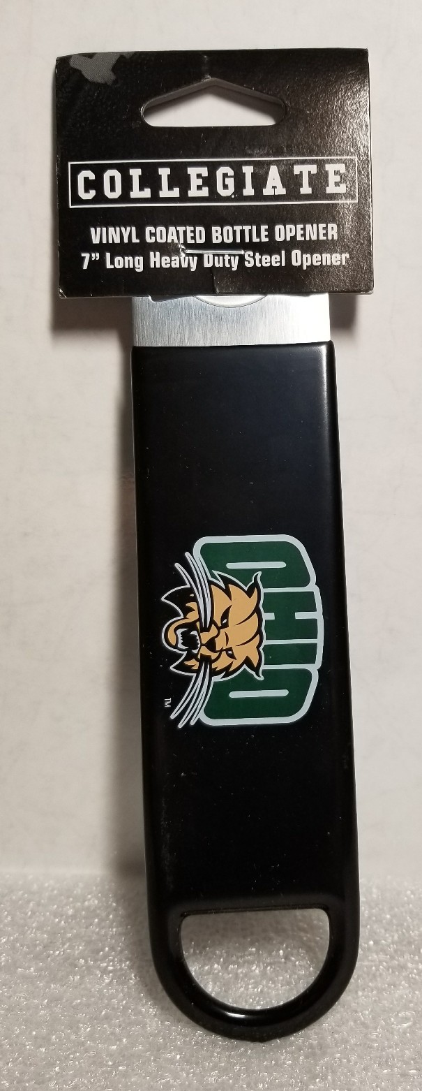 NCAA Ohio Bobcats Vinyl Coated Bottle Opener 7" Heavy Steel OFFICIALLY LICENSED