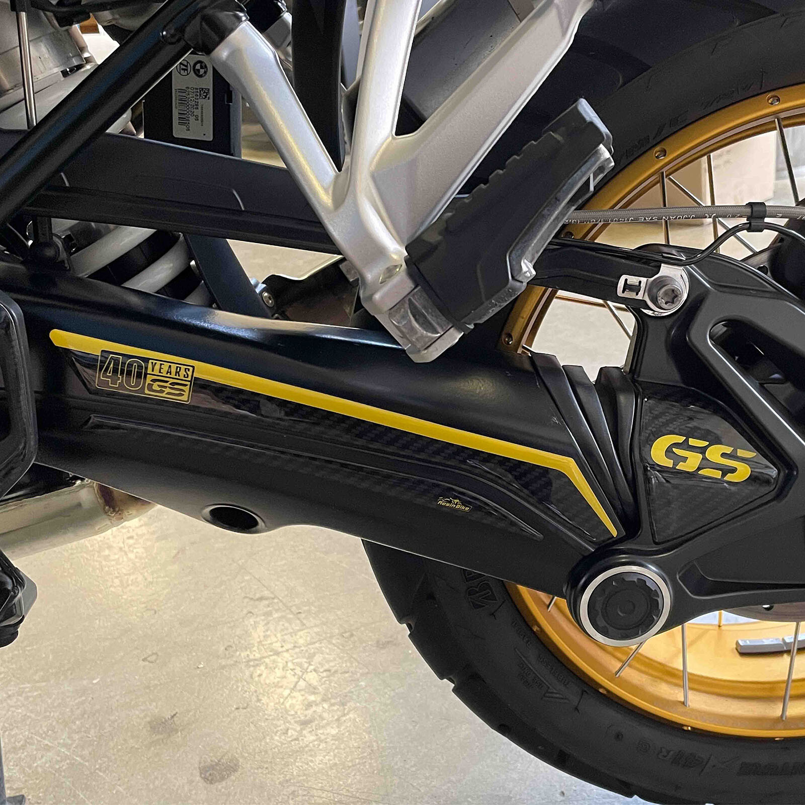 3D Adhesive Protection Swingarm Compatible with BMW R1250 GS Edition 40th 2021