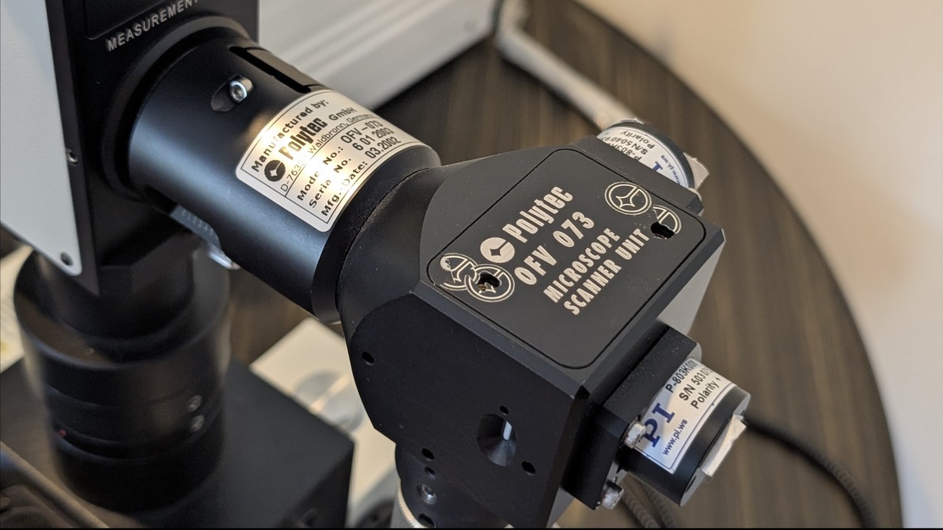 Polytec Microscope Scanning Laser Doppler Vibrometer Vibration Head