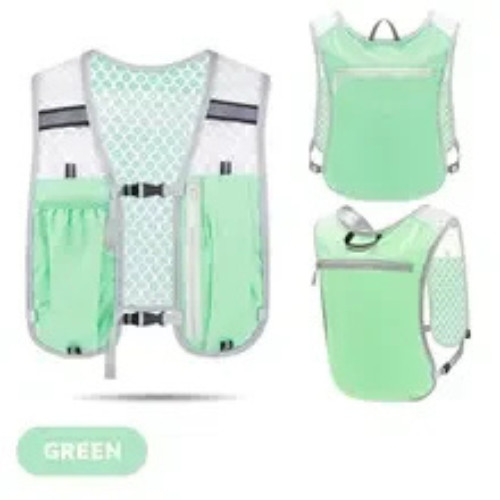 Running Hydration Vest Backpack Adjustable Breathable Water Resistant Unisex