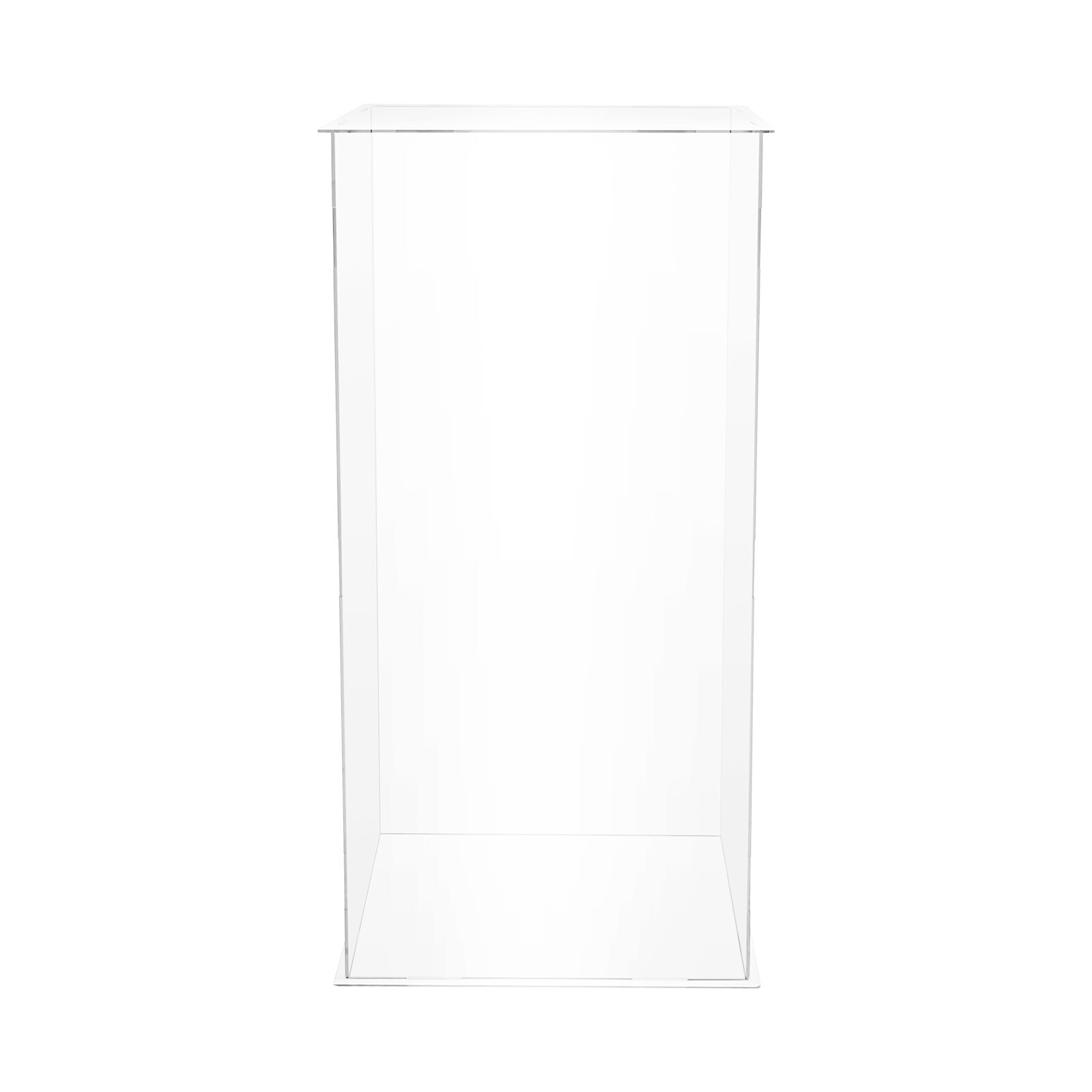 24" Large Acrylic Display Case Dustproof Clear Box Action Figures Case Organizer