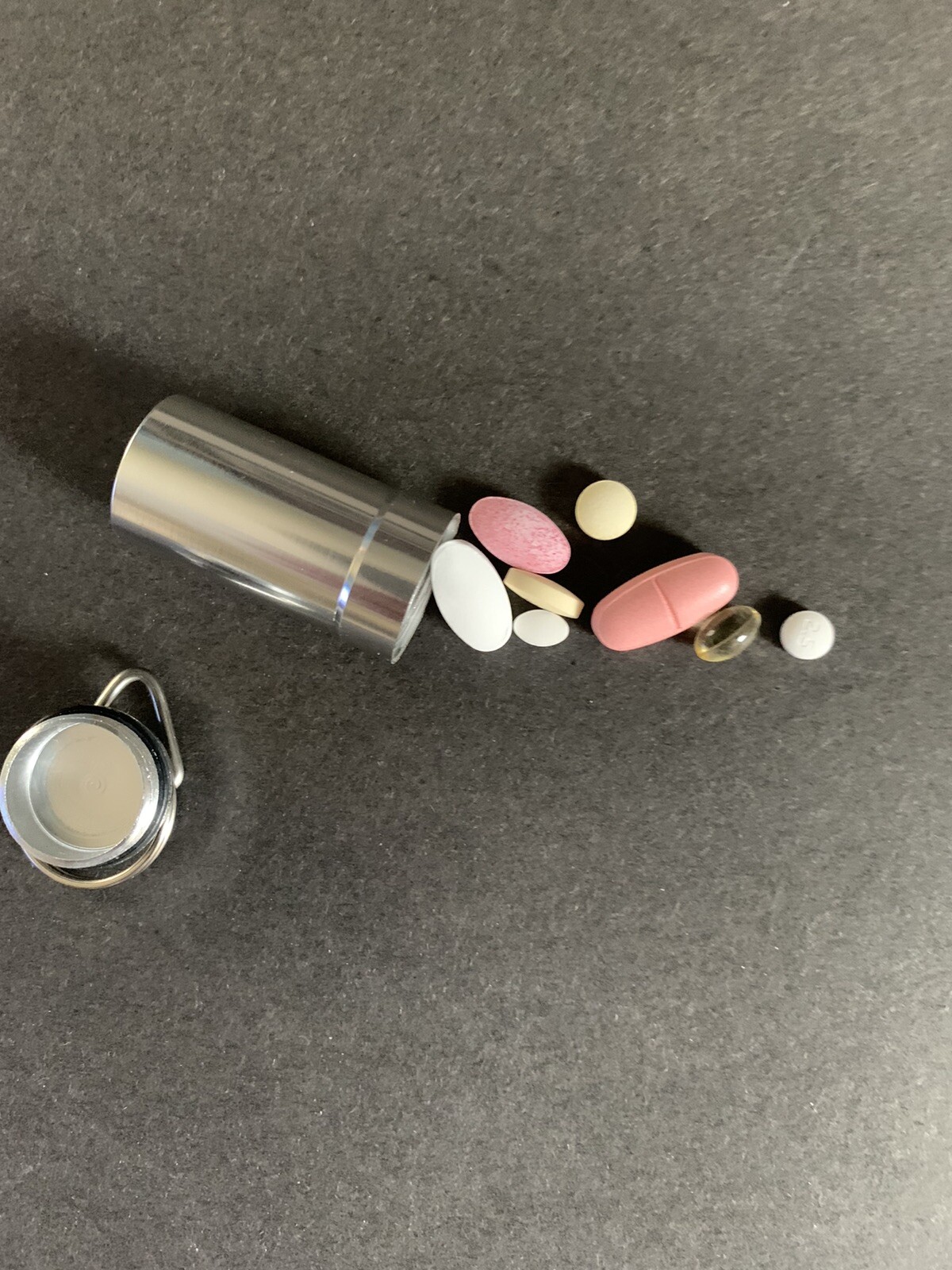 pill fob keychain