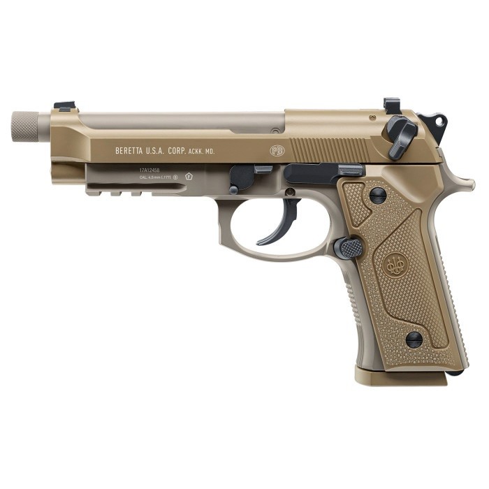 Umarex Beretta M9A3 Full Auto BB Gun .177 CO2 Air Pistol, 330 FPS Airgun 2253024
