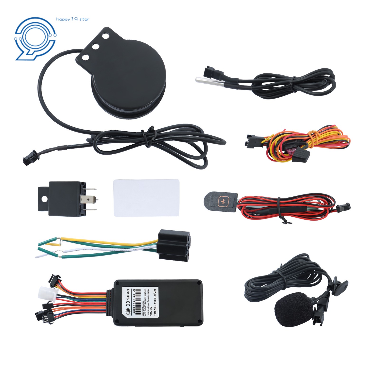 Vehicle 4G Tracker Bluetooth GPS Locator Real Time Support Remote Fuel Cut-Off
