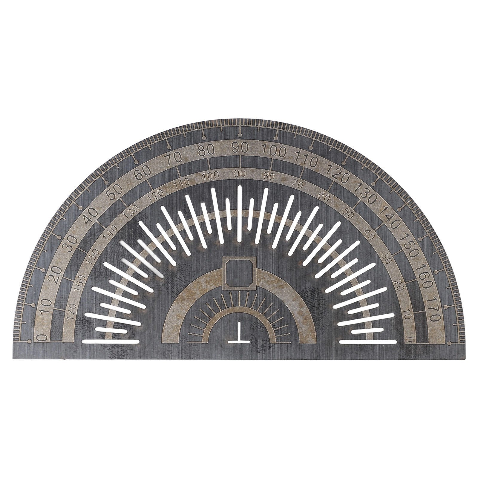 Stainless Steel Protractor for Accurate Angle Measurement in Craft Projects