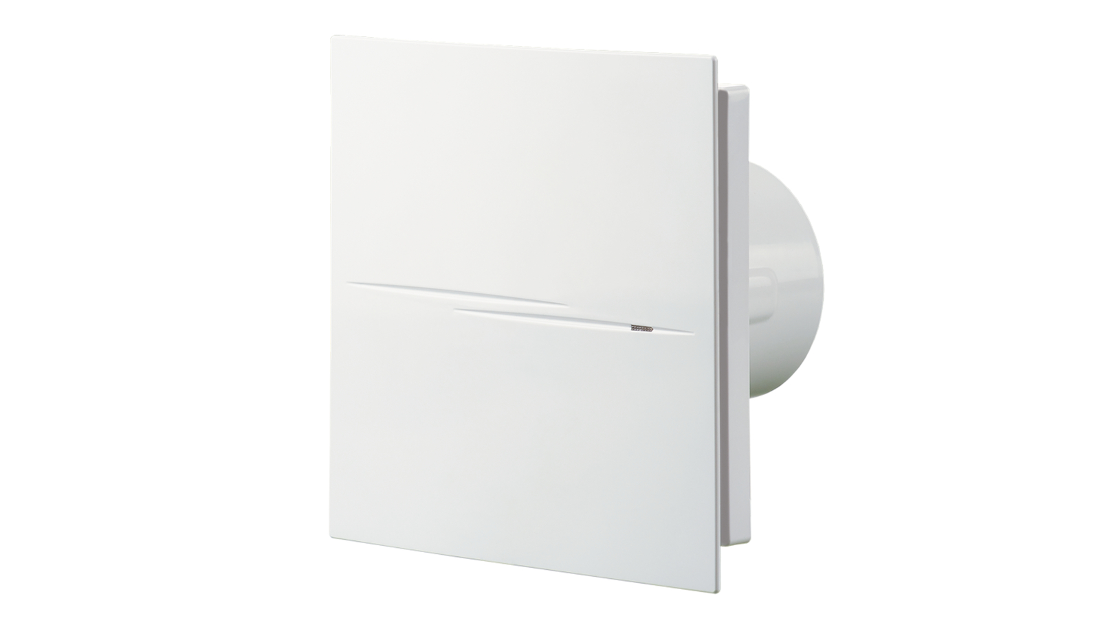 VENTS Quiet Style T Extract Fan Timer 100 mm 25 dB White Matt 20 cm