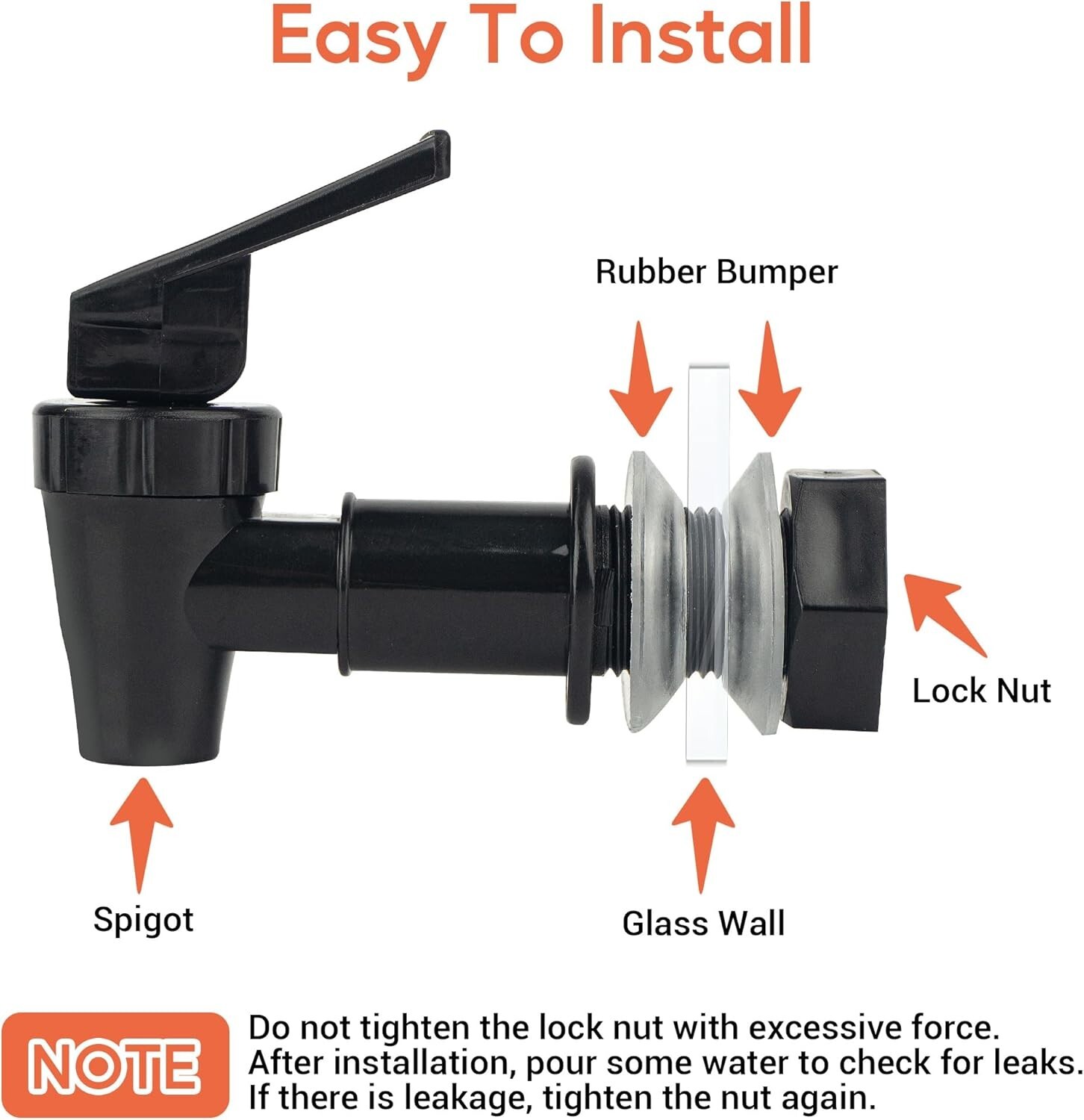 10 Sets Replacement Cooler Faucet Reusable Plastic Spigot for Beverage Dispense