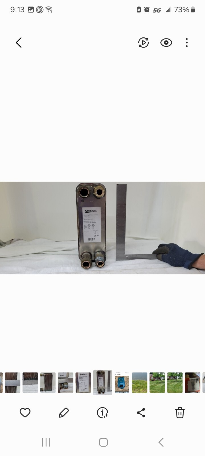 Cetetherm Heat exchanger 16671048