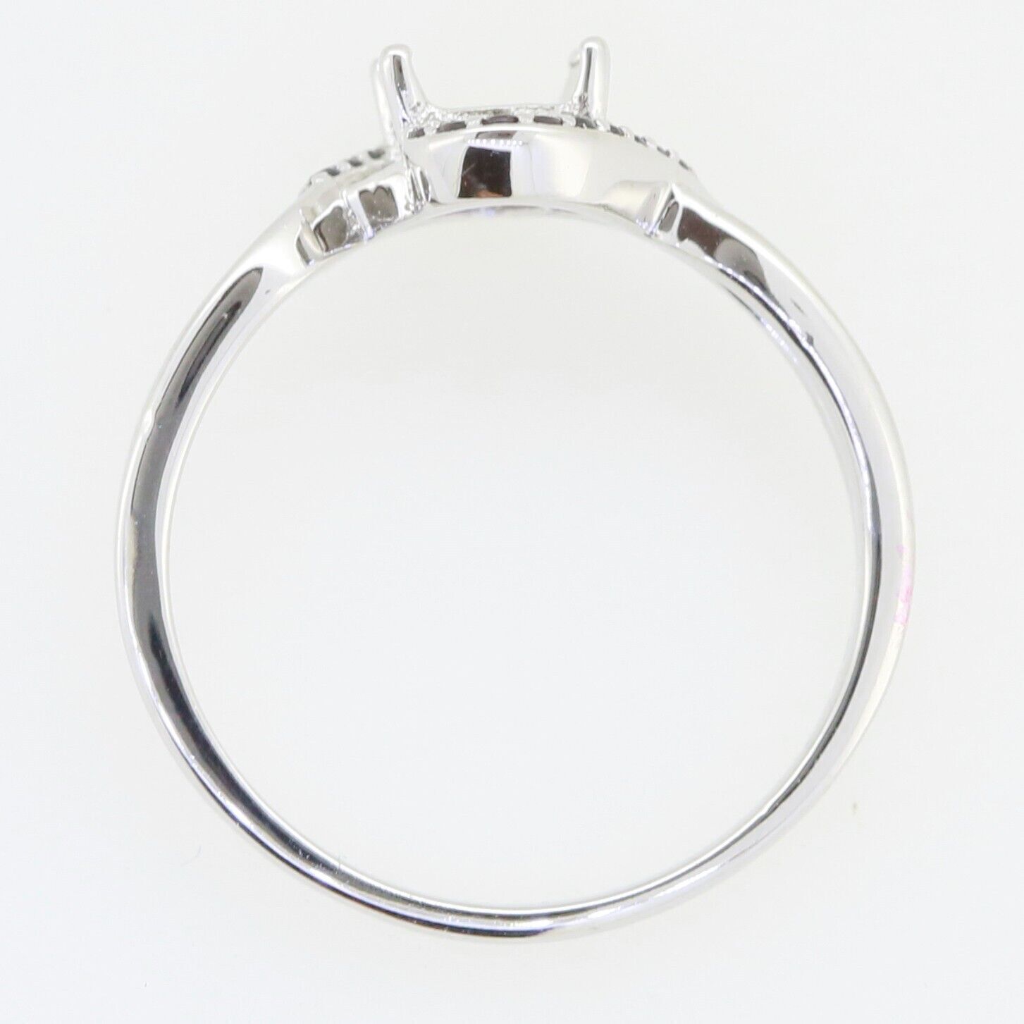 Sterling Silver Semi Mount Ring Setting Oval OV 7x5mm