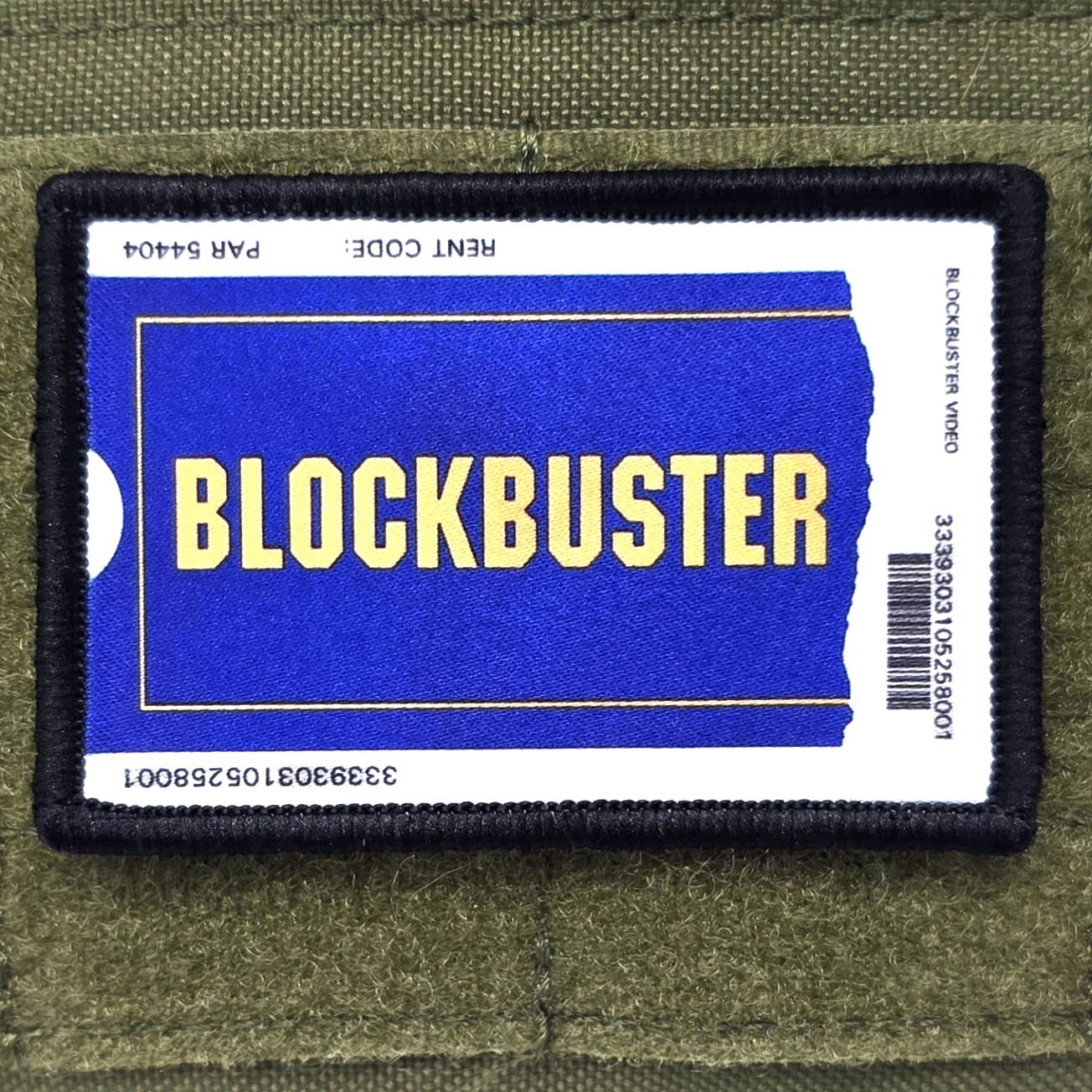 Blockbuster Patch Moral Tactical Movie Hook & Loop 3x2