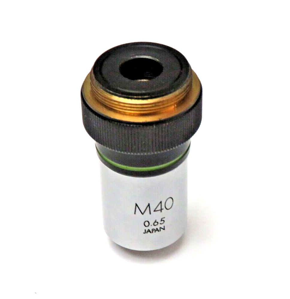 Olympus Tokyo Microscope Objective 418143 M40 0.65 Japan # 418143