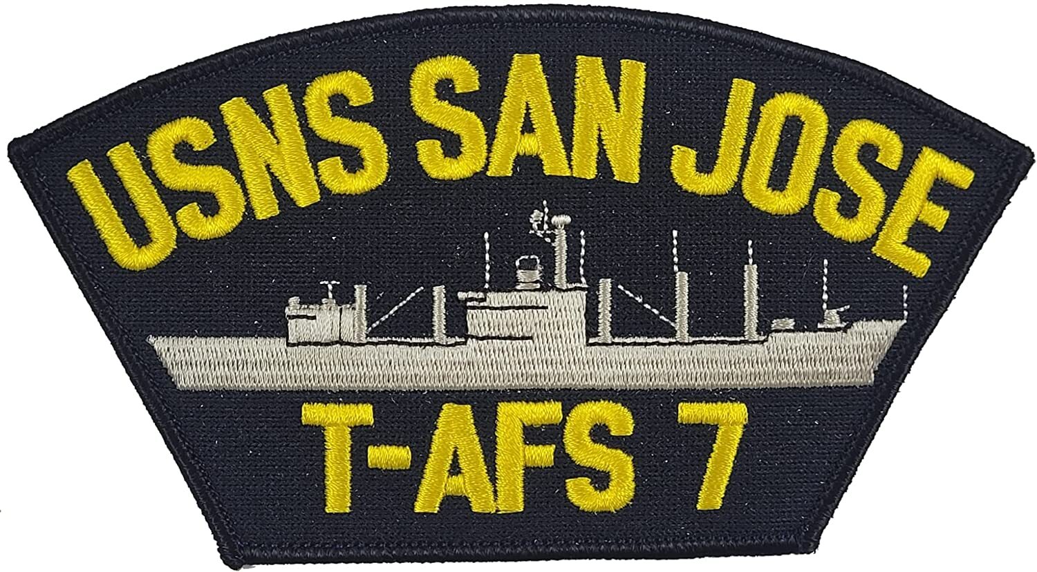 USNS SAN Jose T-AFS 7 Patch - Great Color - Veteran Family-Owned Business