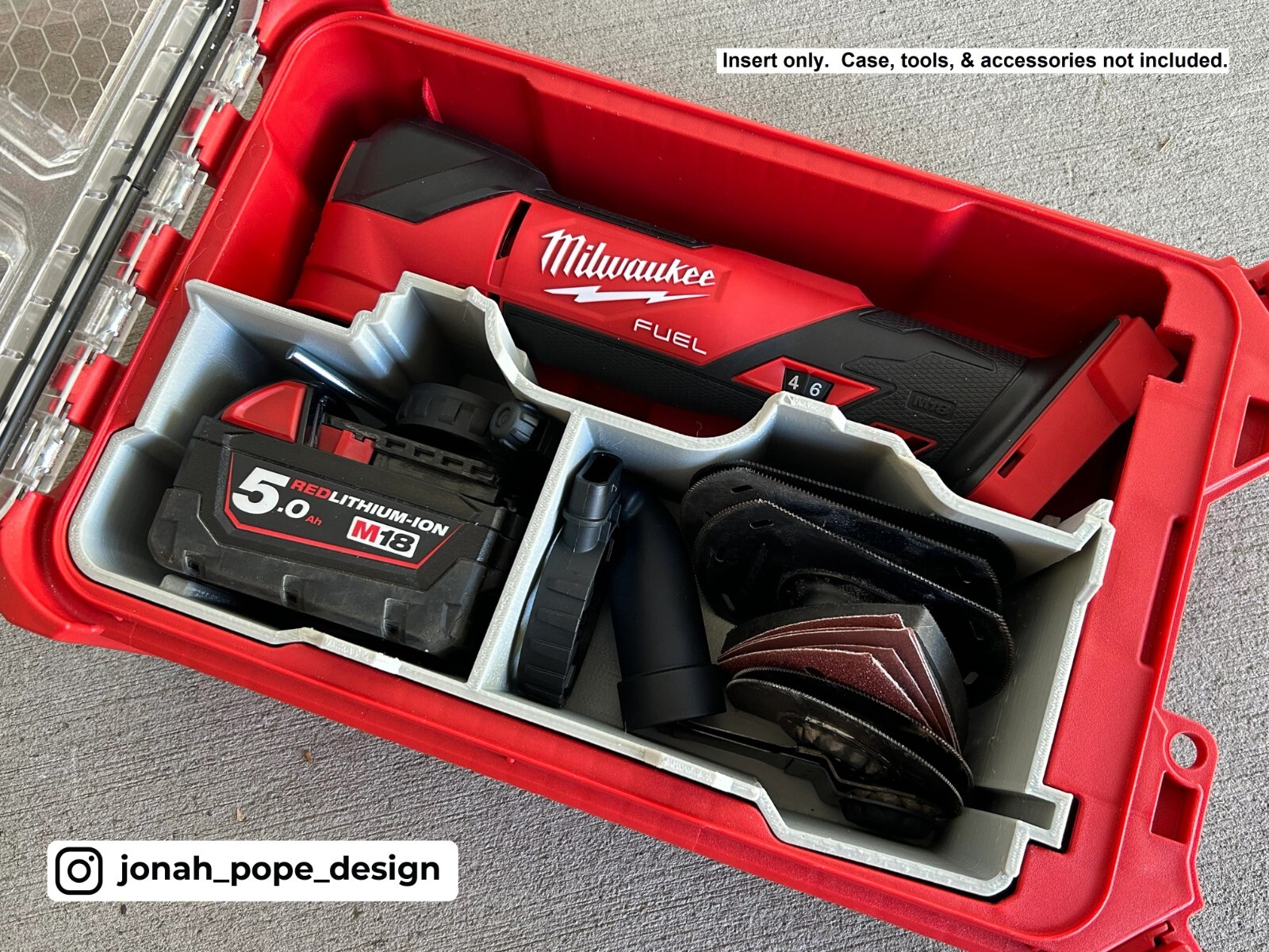 Milwaukee Packout Insert for M18 Fuel Multi-tool (Insert Only)