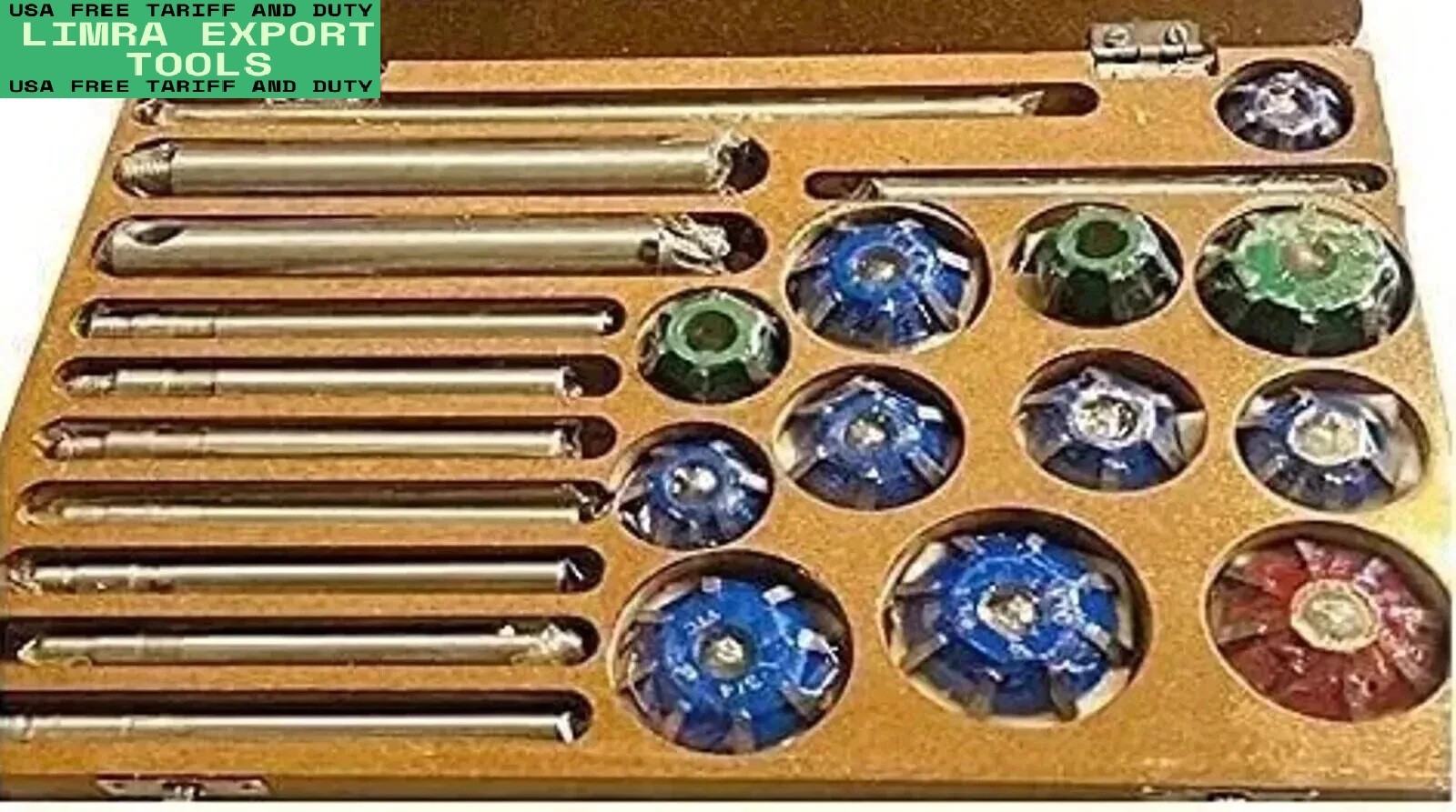 New Large Carbide Mounted Valve Seat Cutter Set 30 45 70 (20 Degrees)
