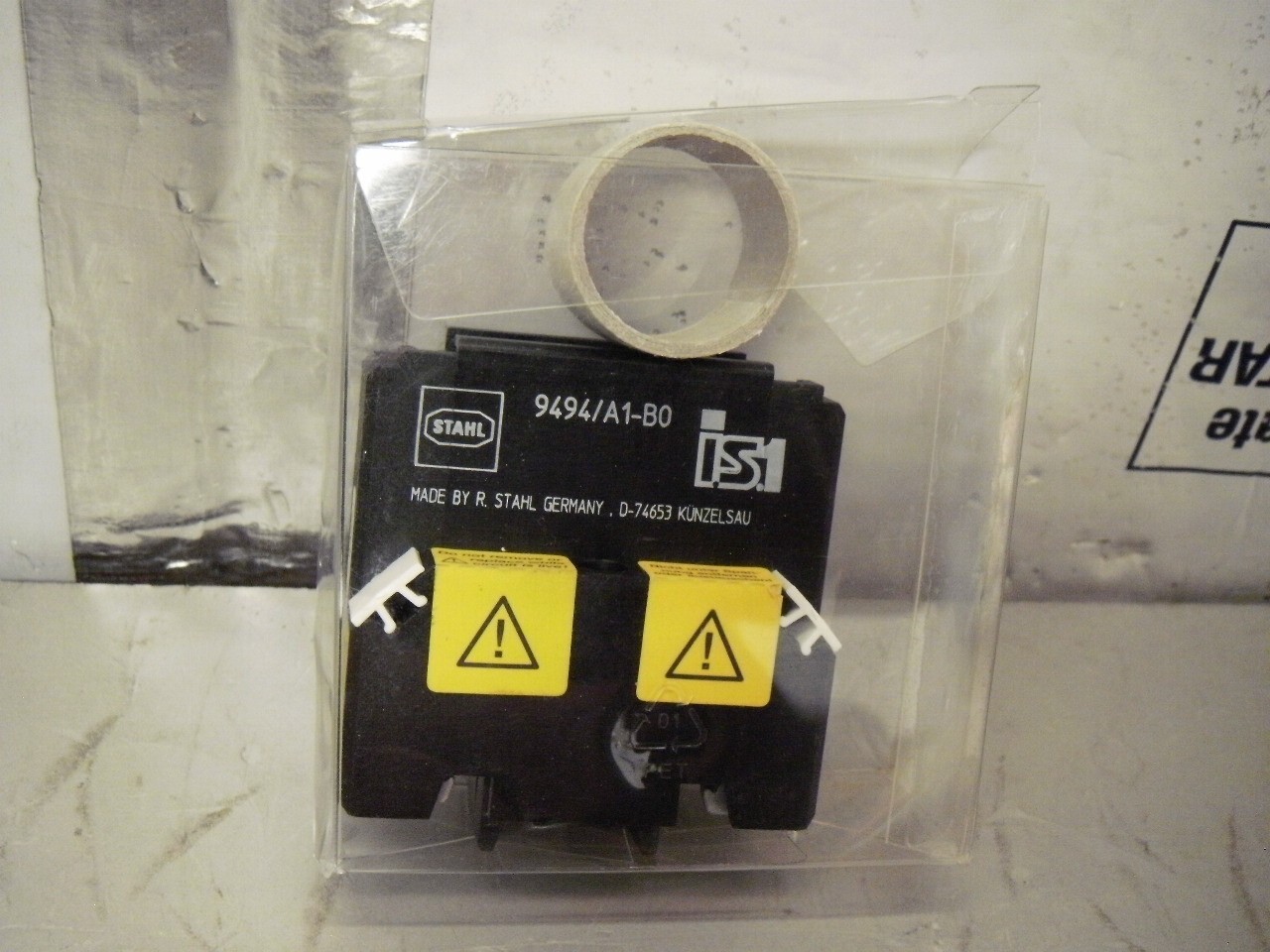 STAHL 9494/A1-B0 Bus Rail End Cap Cover for Remote I/O IS1