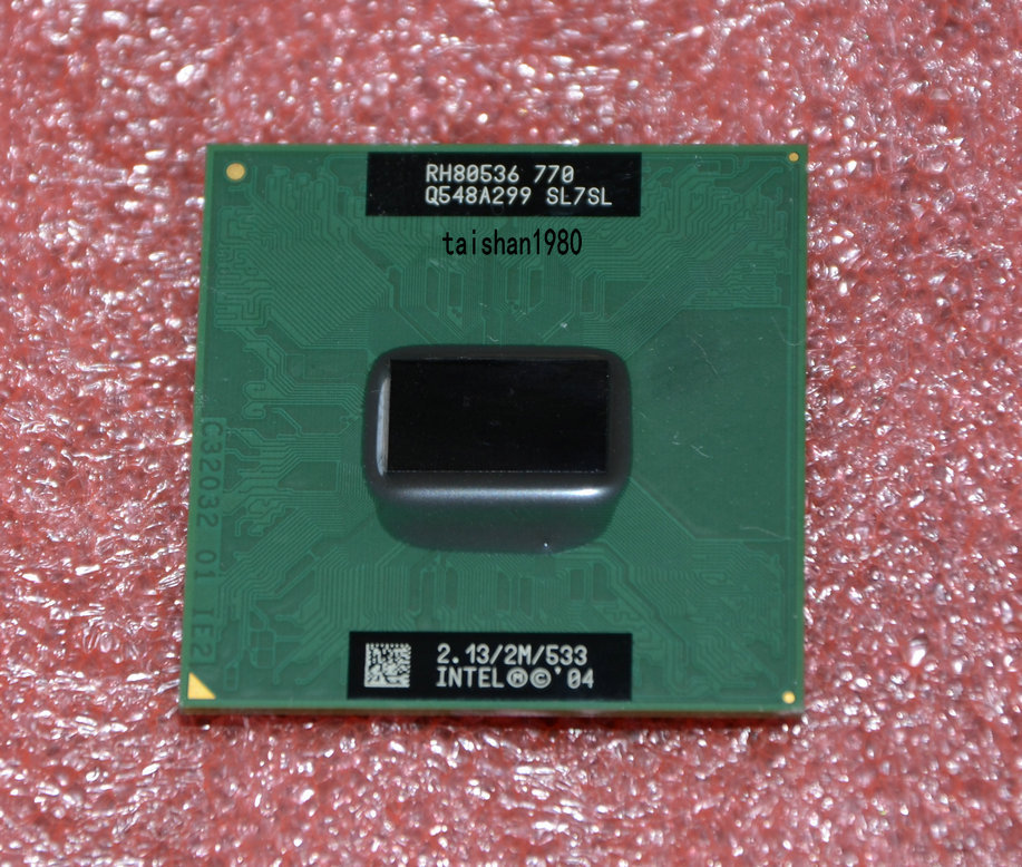 SL7SL Intel Pentium M 770 2.13 GHz 2 MB 533 MHz Socket 479 CPU