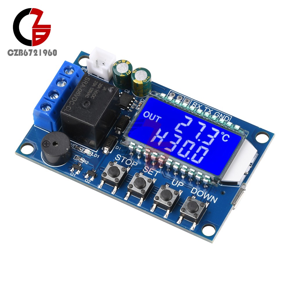 High-Precision Digital Thermostat DC 6.0-30V Temperature Controller -50°C~110°C