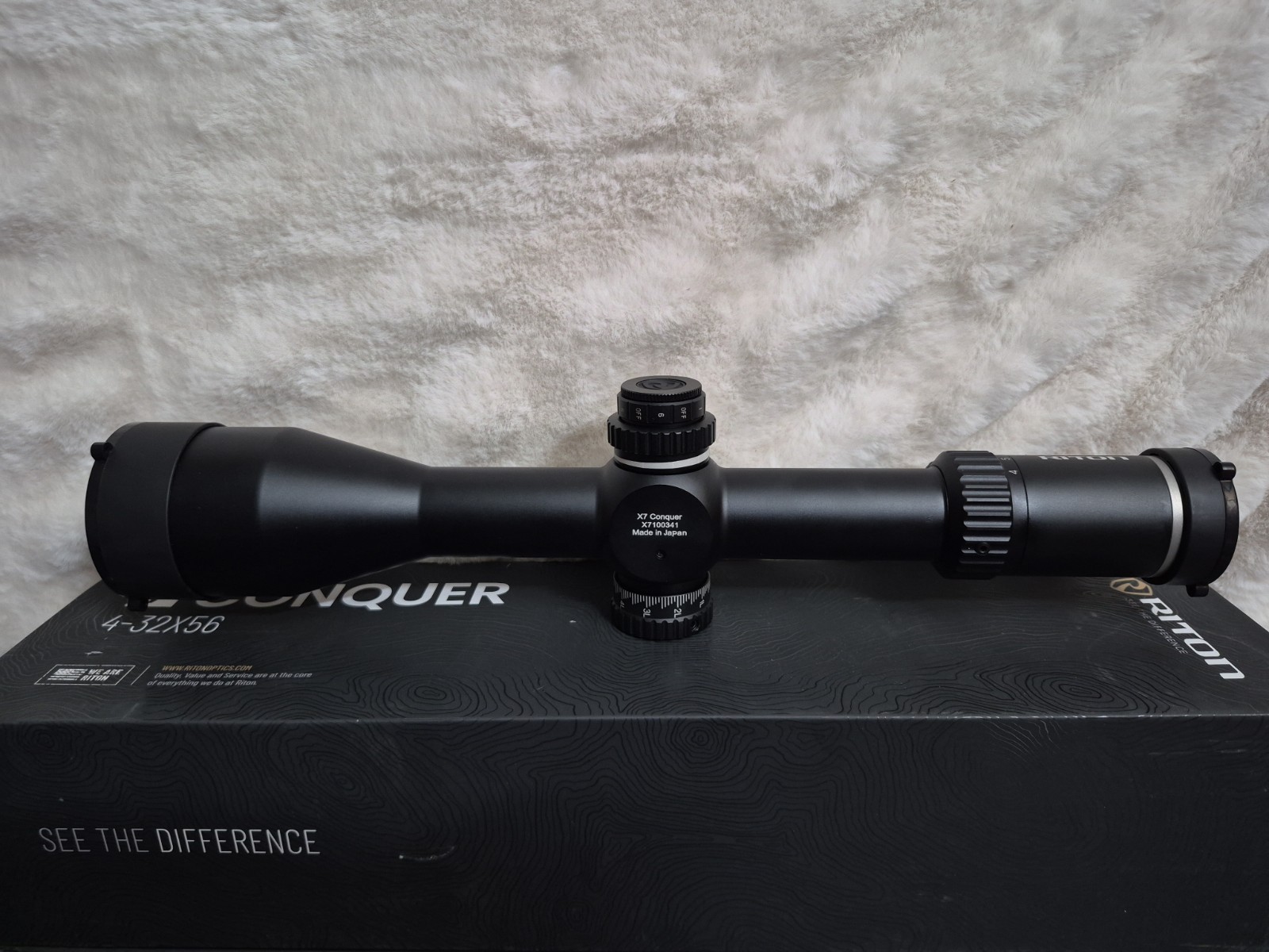 Riton Optics X7 Conquer 4-32x56mm FFP MIL Riflescope 7C432LFI23