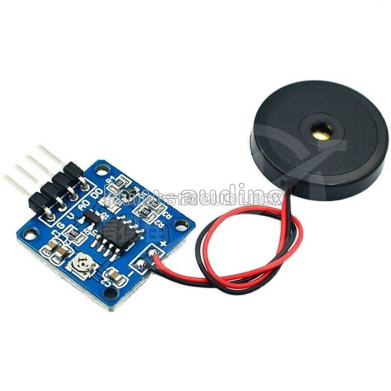 DC 5V Vibration Sensor Piezoelectric Sheet Vibration Shock Sensor Switch Module