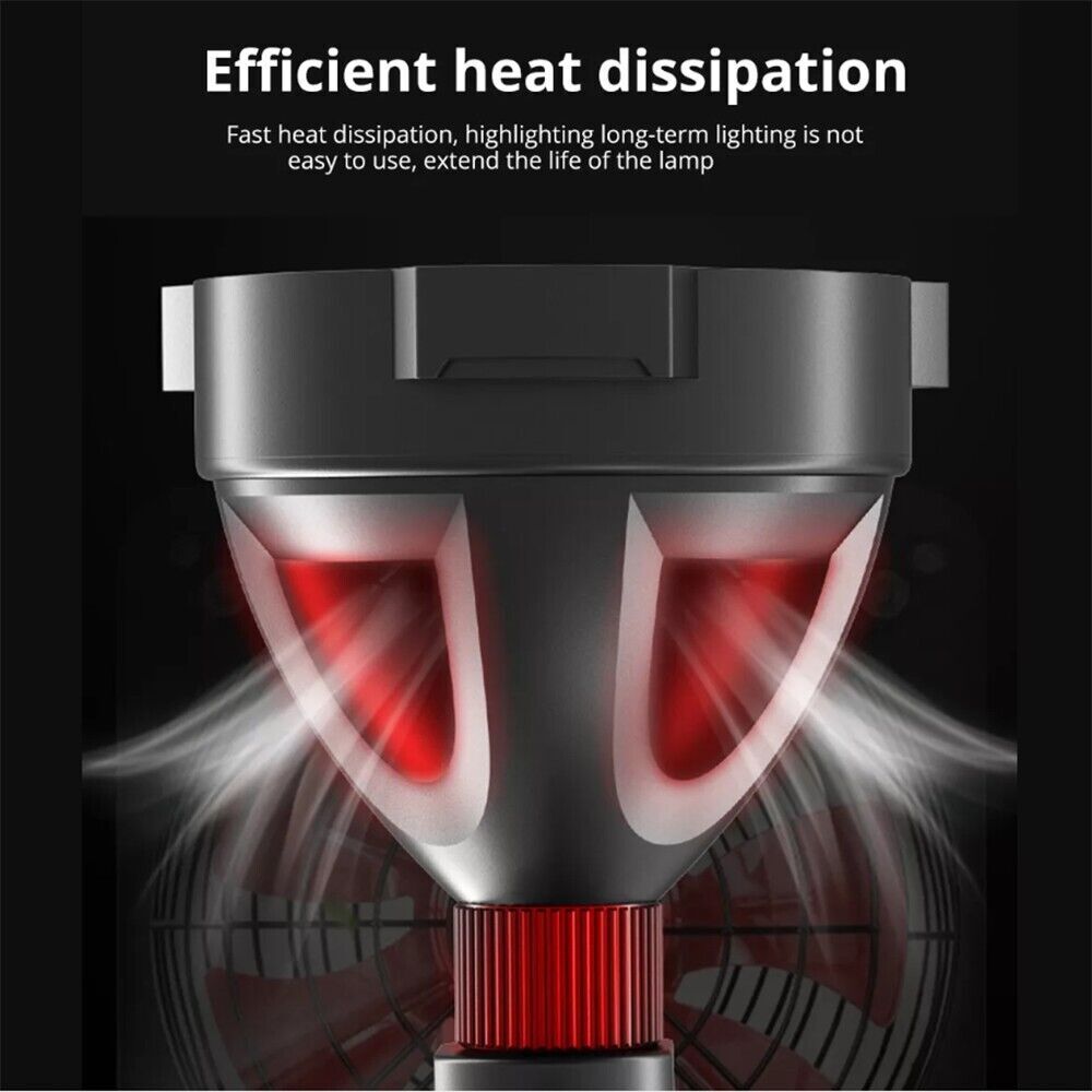 Rechargeable Spotlight 9000000 Lumens Handheld Hunting Flashlight Led Spot light