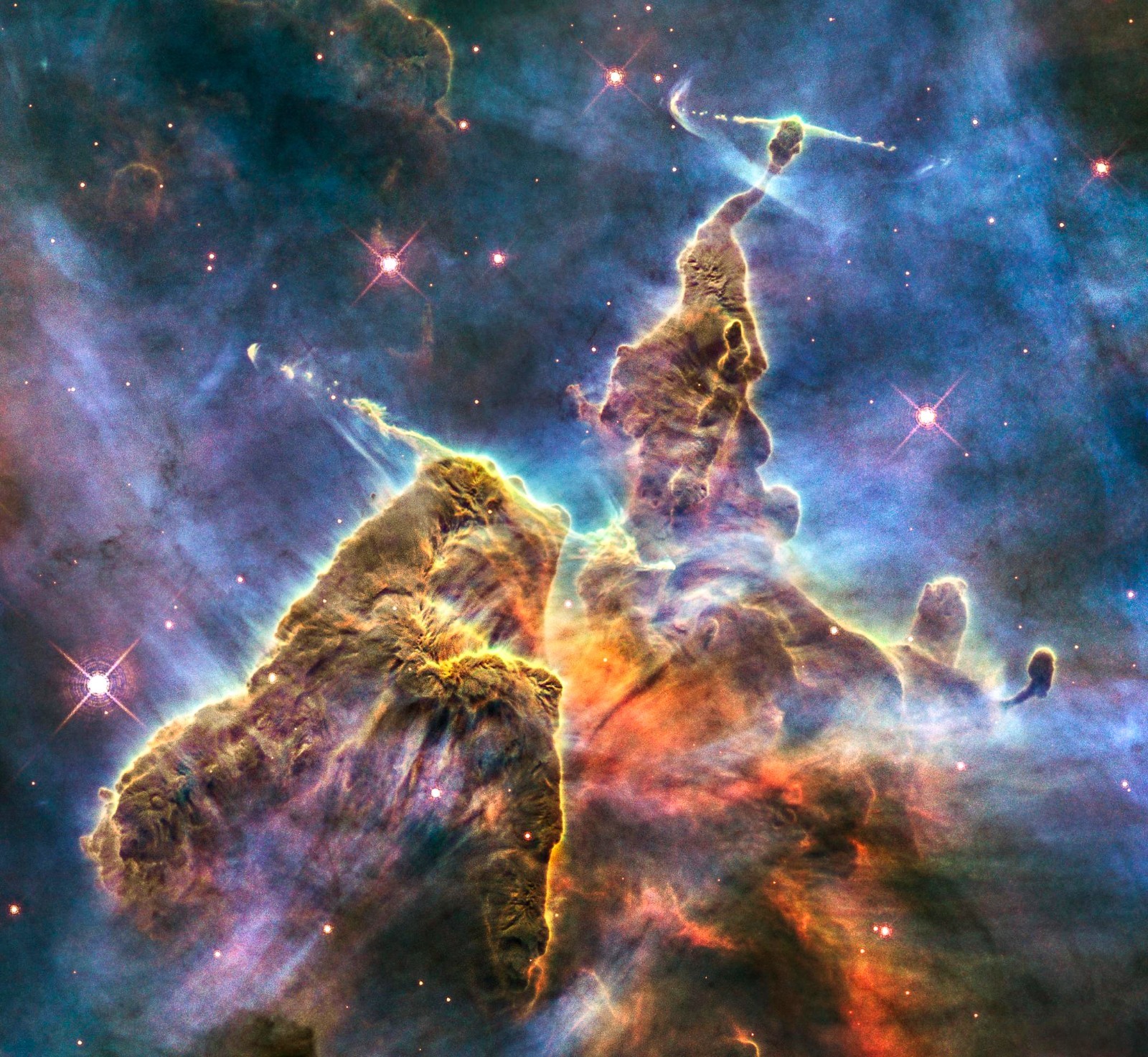 Hubble Space Telescope of a Nebula Poster