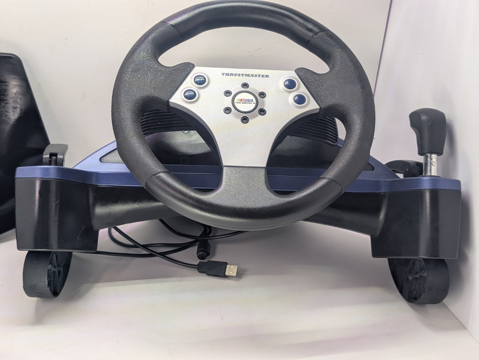 Thrustmaster NASCAR Pro Digital 2 Racing Wheel Wired USB for PC (Missing Pedals)