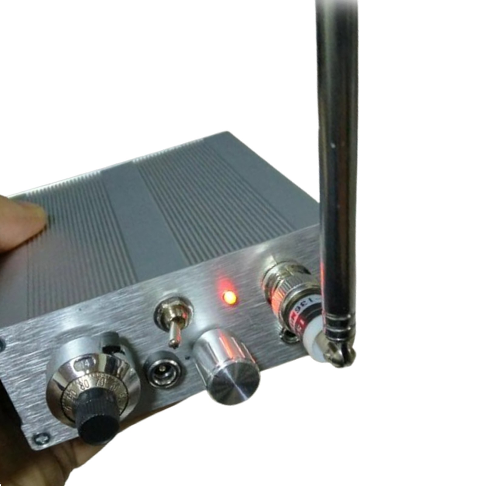 Assembled 118-136MHz Aviation Band Receiver AM Airband + Battery + Antennah5