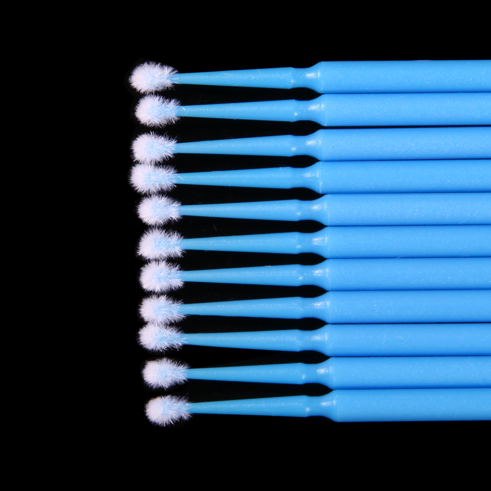 Micro Applicator Brush Disposable Makeup Eyelash Brushes Blue 2.5mm Dental