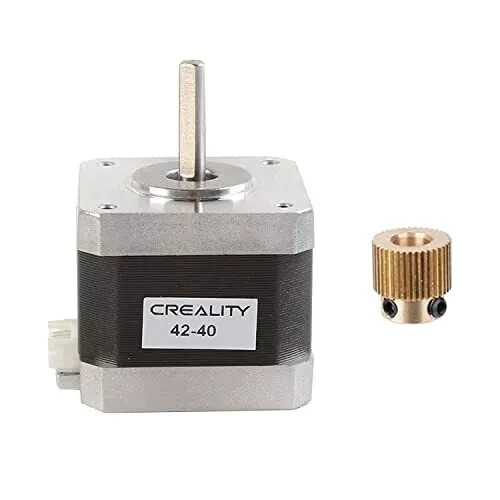 Creality Official 42-40 Stepper Motor with Extruder Gear 2 Phase 1A 1.8 Deg