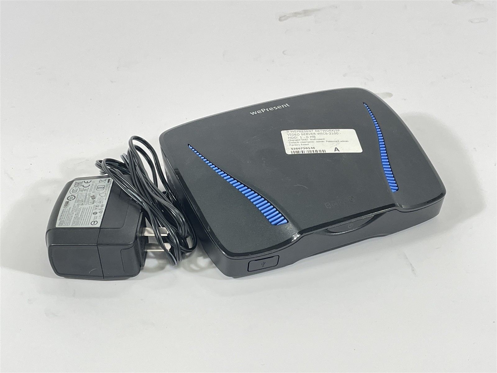 Barco WePresent WiCS-2100 Wireless Interactive Presentation System w/ AC