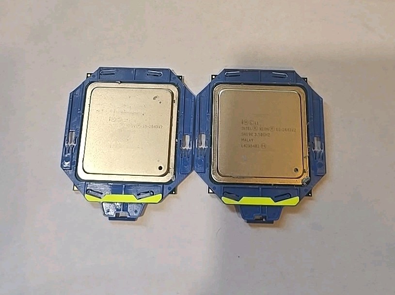 Lot of 2 - Intel Xeon E5 - 2643V2 / SR19X  3.50GHz 25MB 6-Core CPU LGA 2011