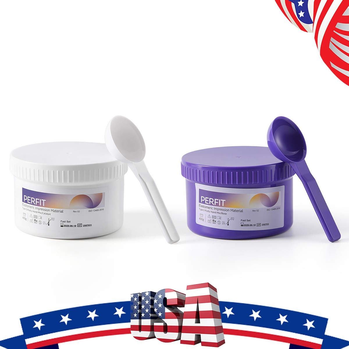 Dental VPS Elastomeric Impression Material Light/Heavy Body Fast Set AZDENT