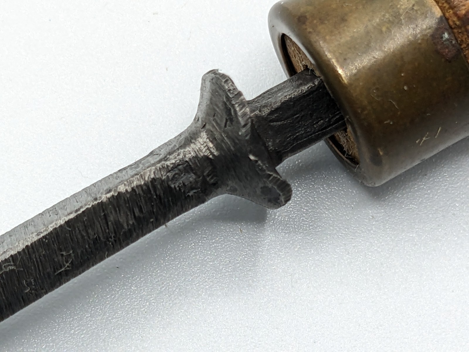 J.B. Addis & Sons Back‑Bent Gouge — Sweep 6, 3/8"