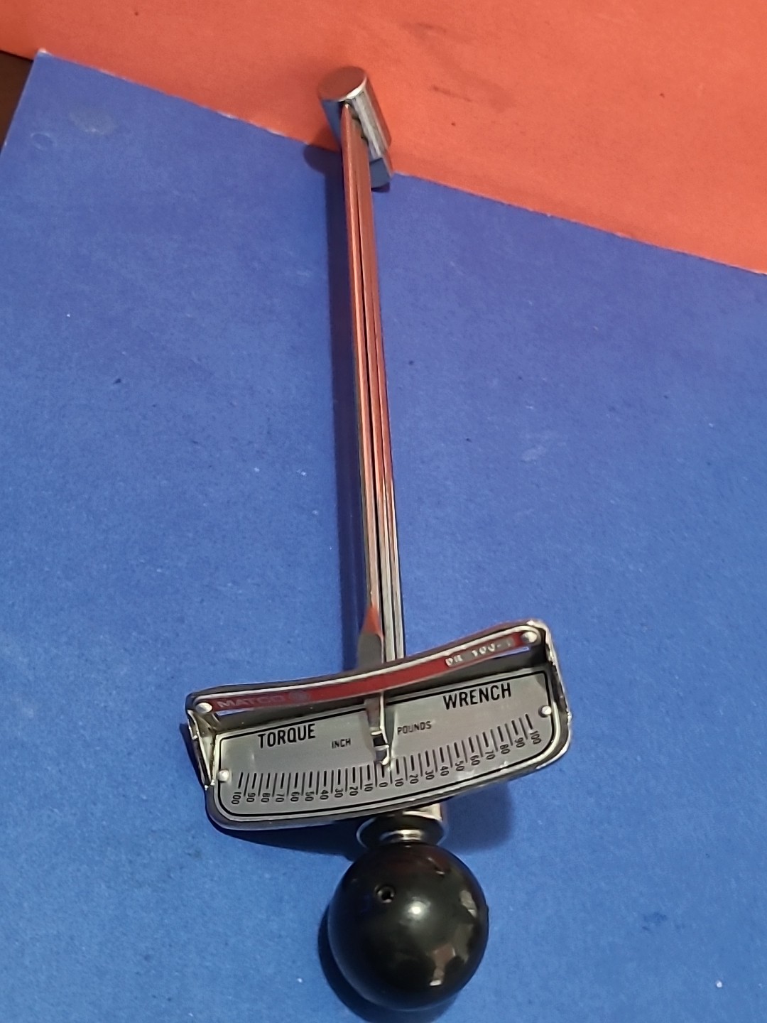 Vintage MAC Tools DR100-1 Beam Torque Wrench 3/8 Drive USA Made Collectors Item