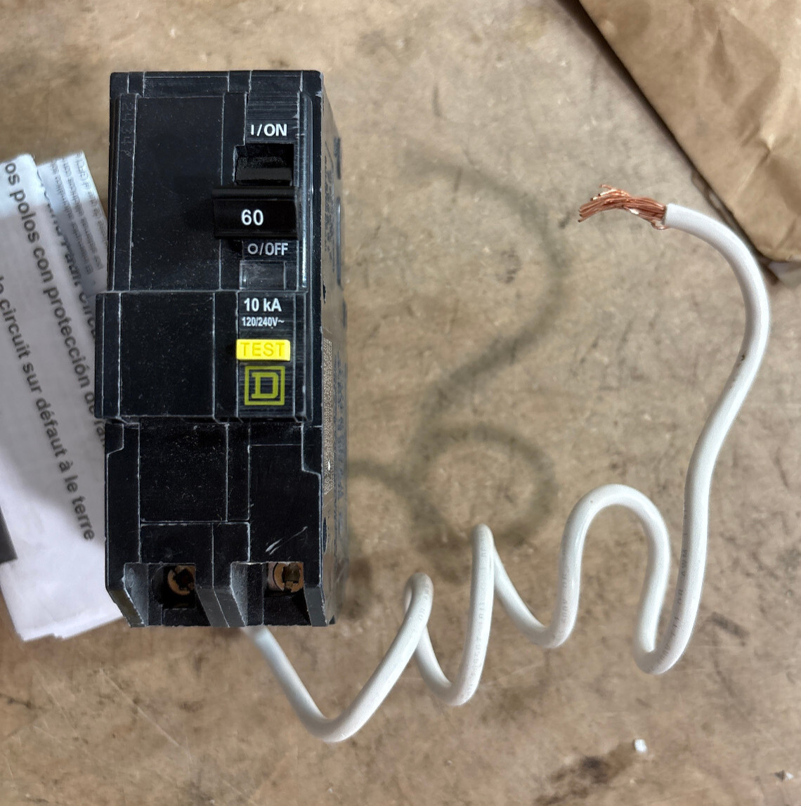 Square D QO260GFICP - used