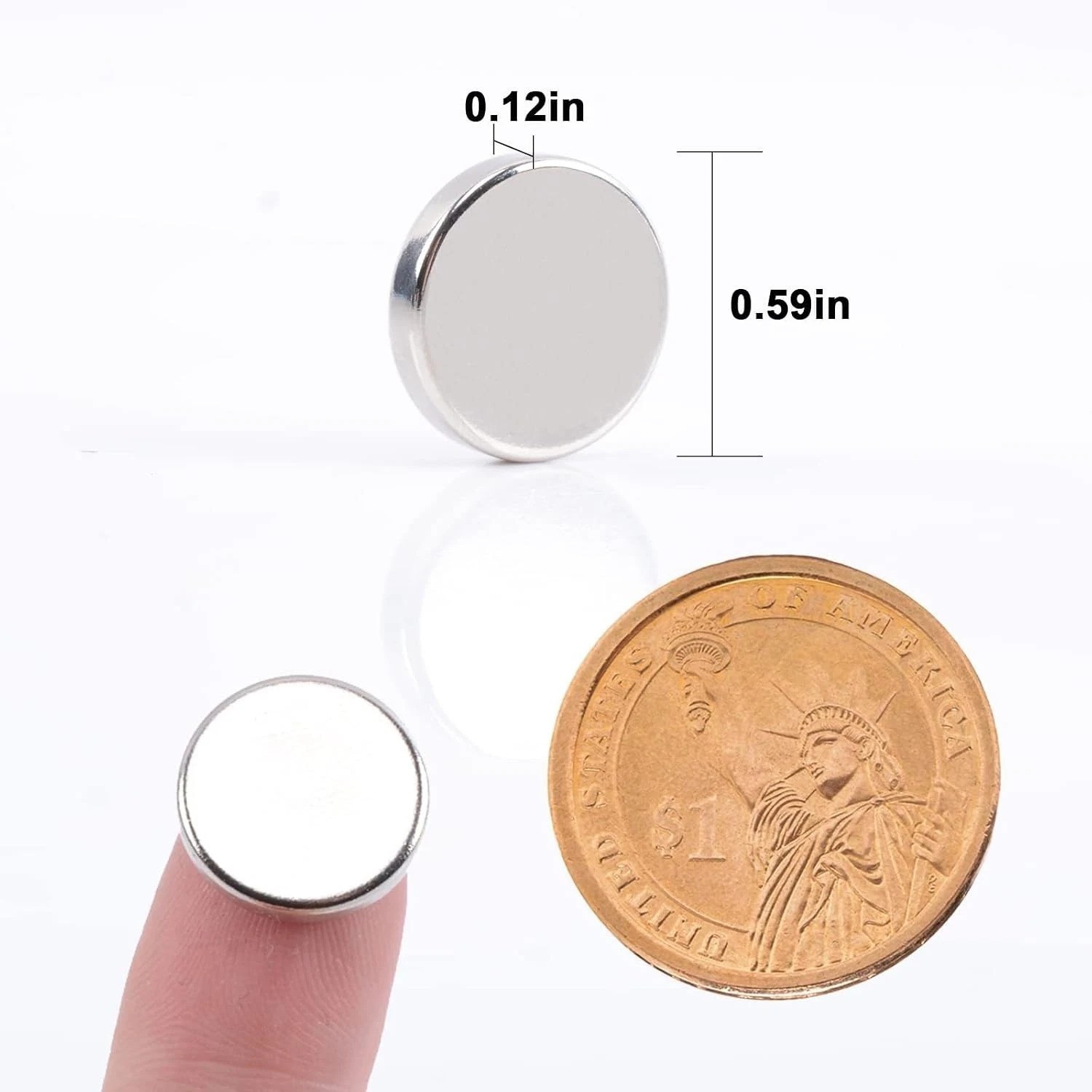 Small Decorative Magnets - Craft & Fridge 100pc