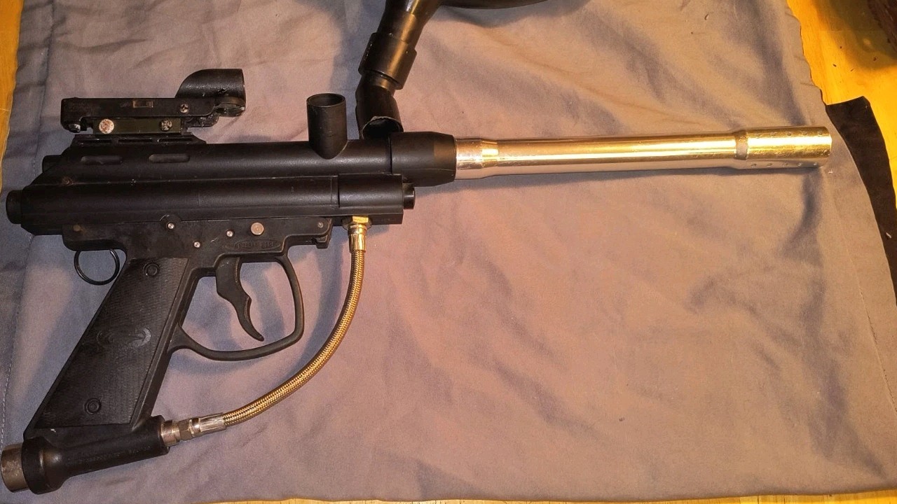 two paintball guns-Marauder