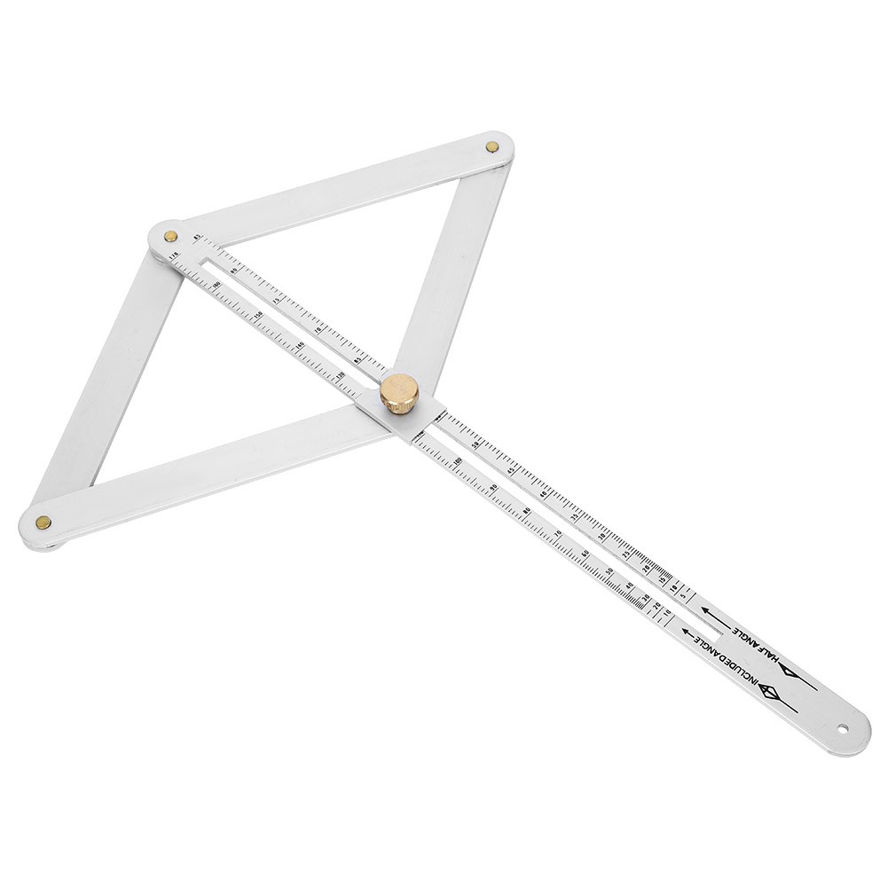 4-Fold Corner Angle Finder Goniometer Ruler For Ceiling Profiling