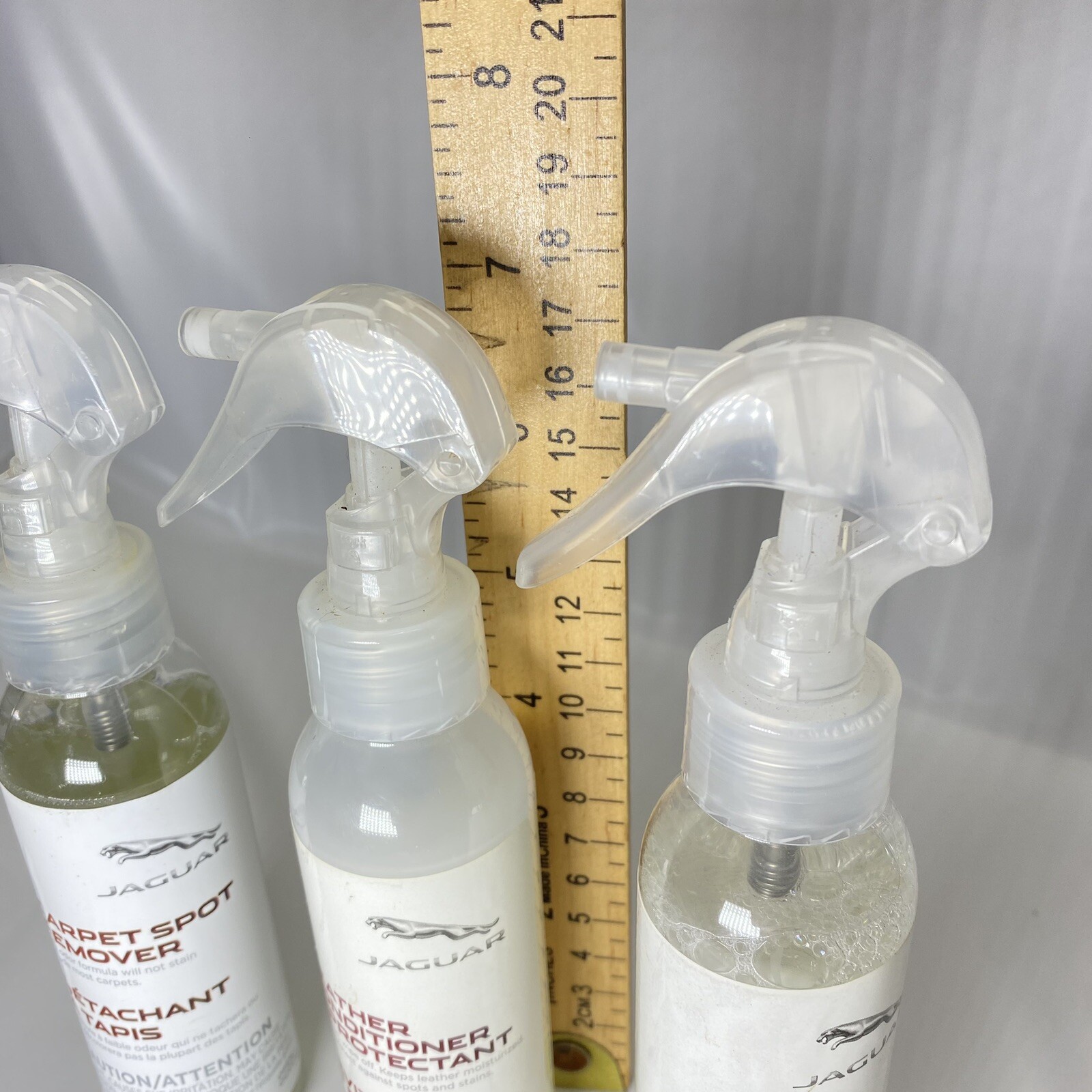 Jaguar Leather Cleaner, Conditioner & Protectant, Carpet Spot Remover 4 fl each