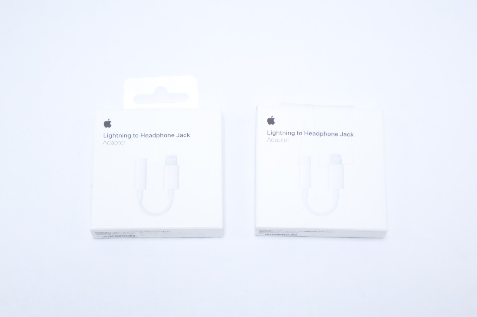 Lot of 2 Apple Lightning to 3.5mm Audio Adapters MMX62AM/A A1749