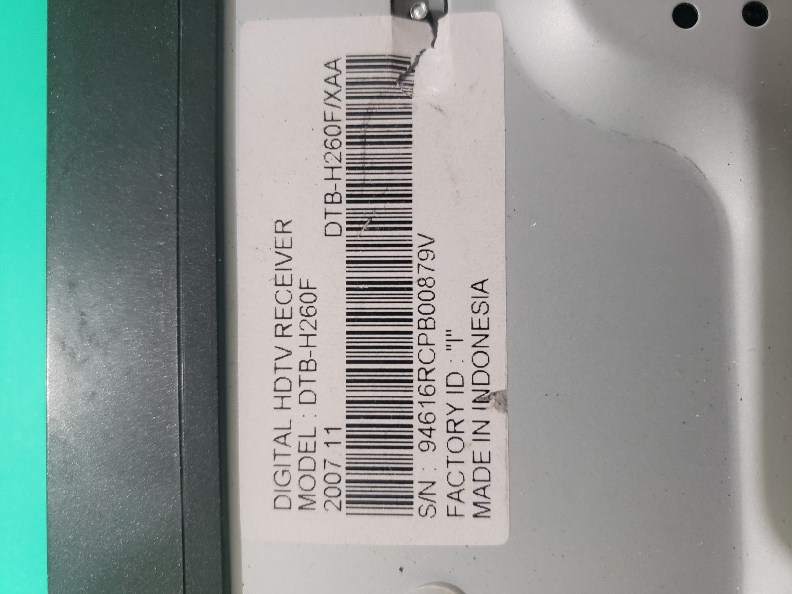 Samsung DTB-H260F Digital HDTV Receiver -No Remote - TESTED