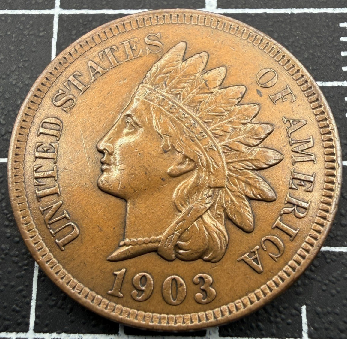 1903 Indian Head Cent Penny 1c - Higher Grade, Nice Looking Coin