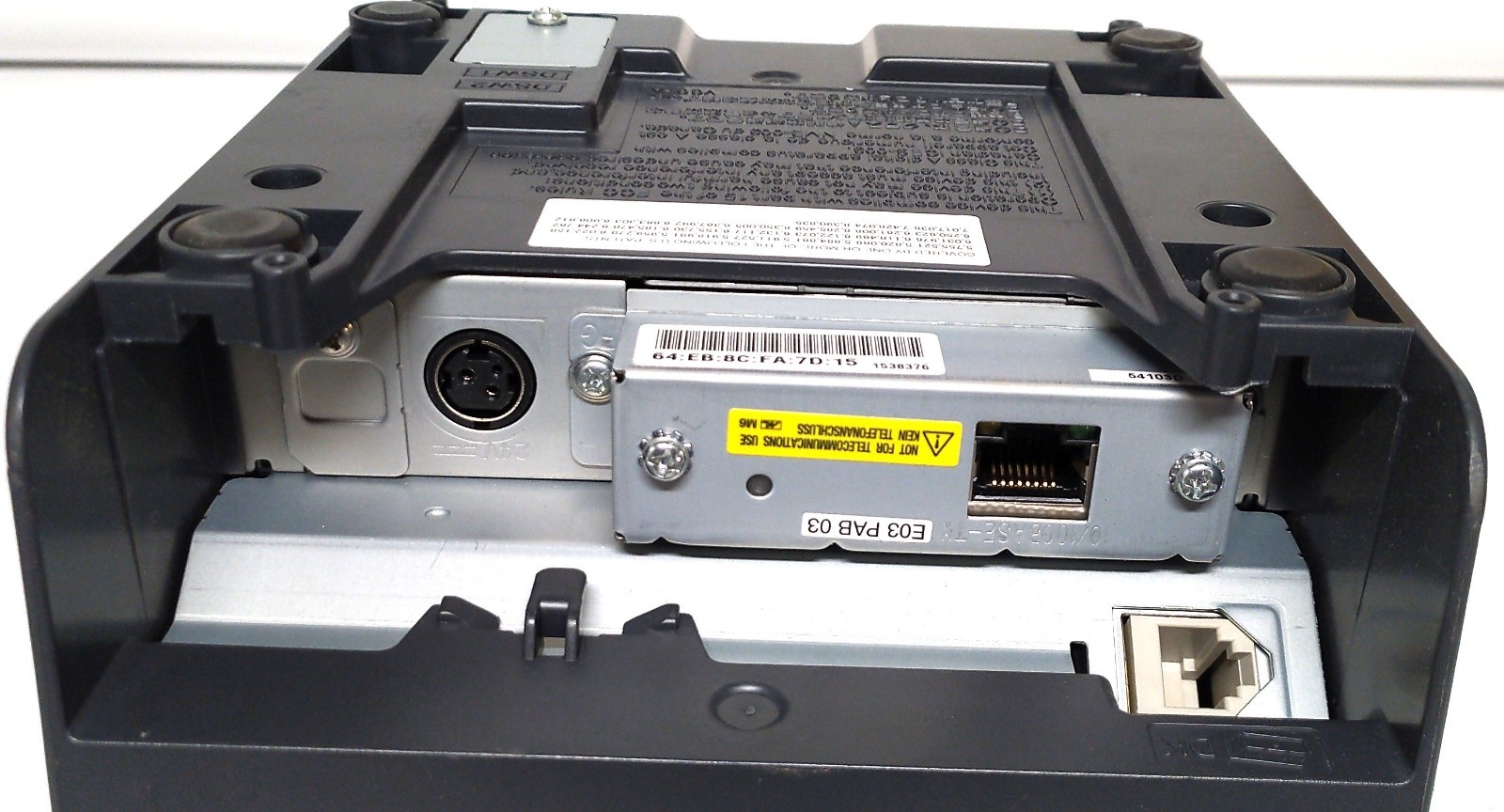 Epson TM-T88V M244A Thermal Receipt Printer Ethernet Interface Dark Gray