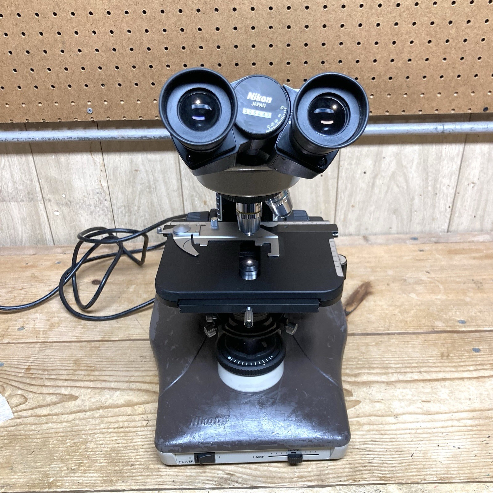 Nikon Labophot 2 Binocular Microscope W/ 3 Objectives - READ DESCRIPTION
